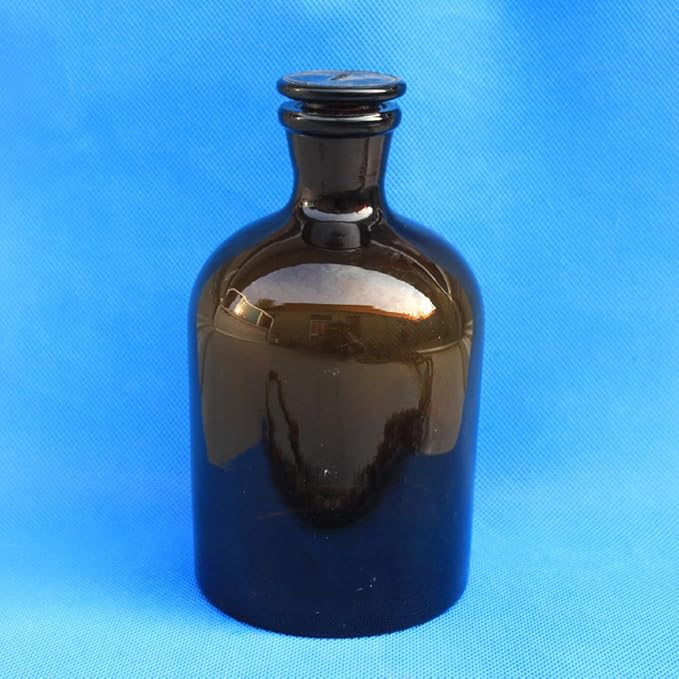 悦成实验室玻璃仪器棕色小口试剂瓶棕小口瓶1000ml